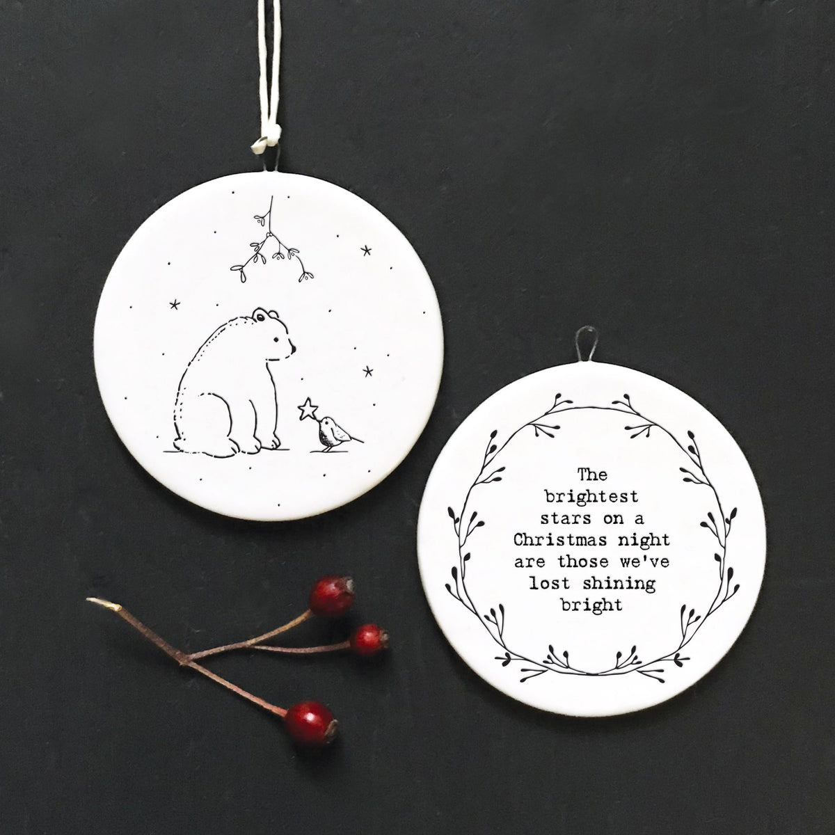 Brightest Stars Christmas Porcelain Bauble