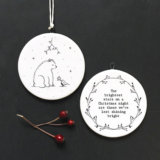 Brightest Stars Christmas Porcelain Bauble