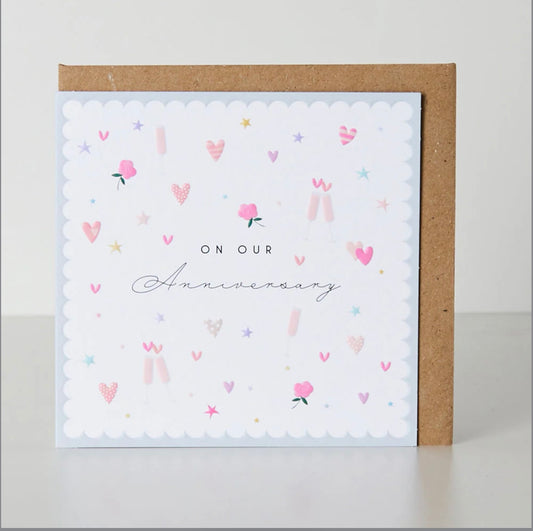 On Our Anniversary Greeting Card