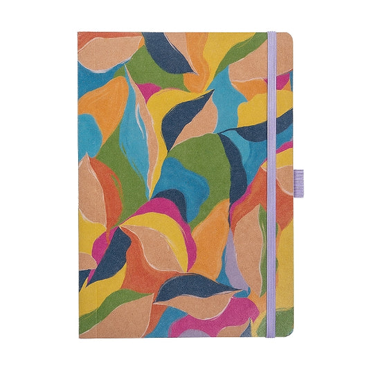 Multicoloured Patterned Notebook A5