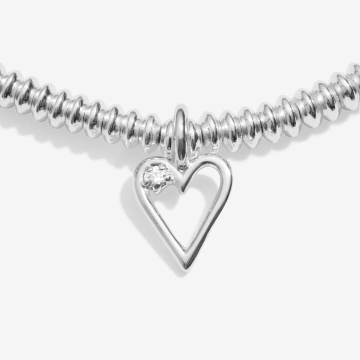 Laboratory Grown Diamond A Little 'Happy 40th Birthday' Bracelet Silver