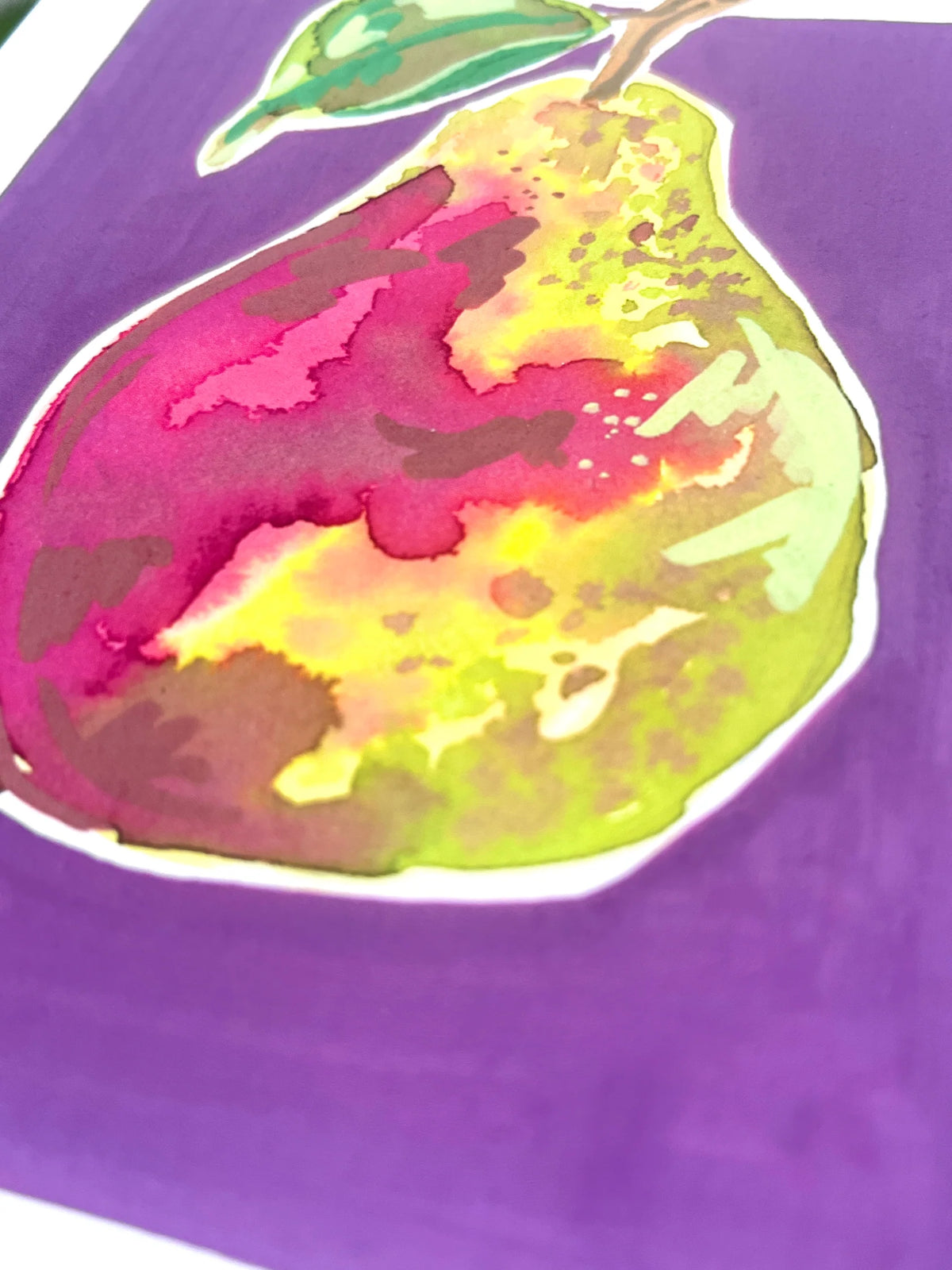 Pear A5 Art Print