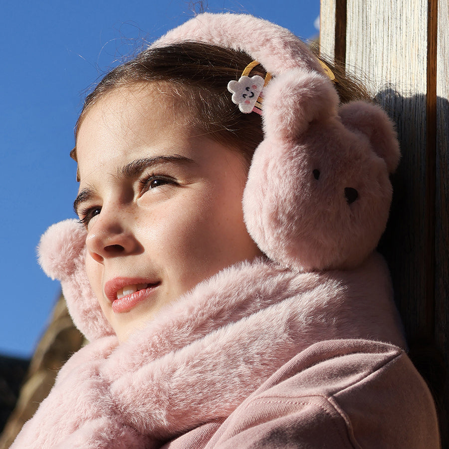 Barbara Bear Pink Pull Through Scarf