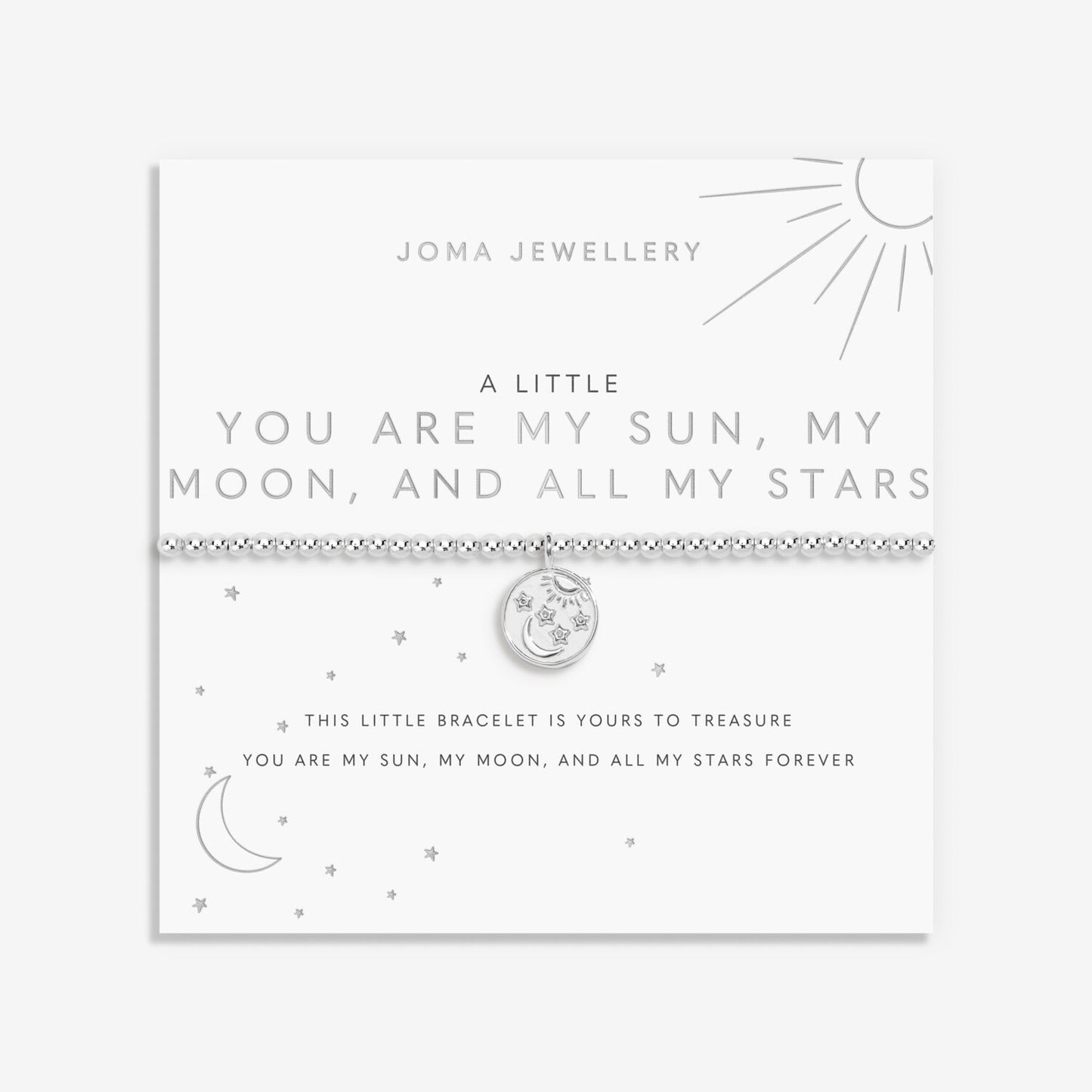 A Little ‘You Are My Sun, Moon And All My Stars’ Bracelet