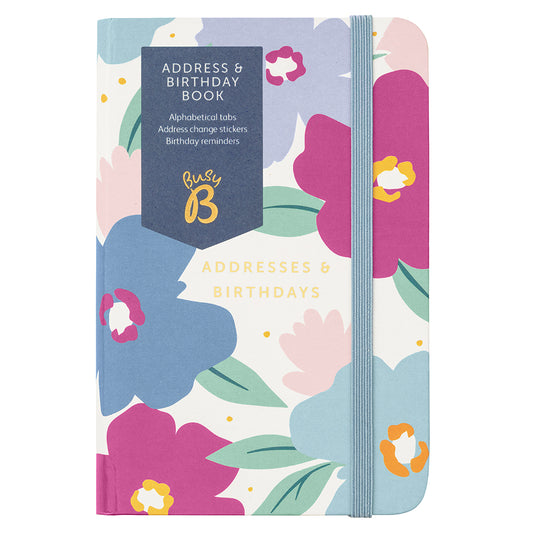 Address & Birthday Book Floral Mix