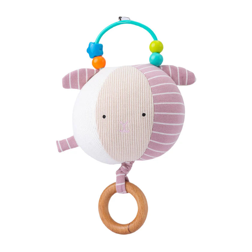 Knitted Lamb Music Ball