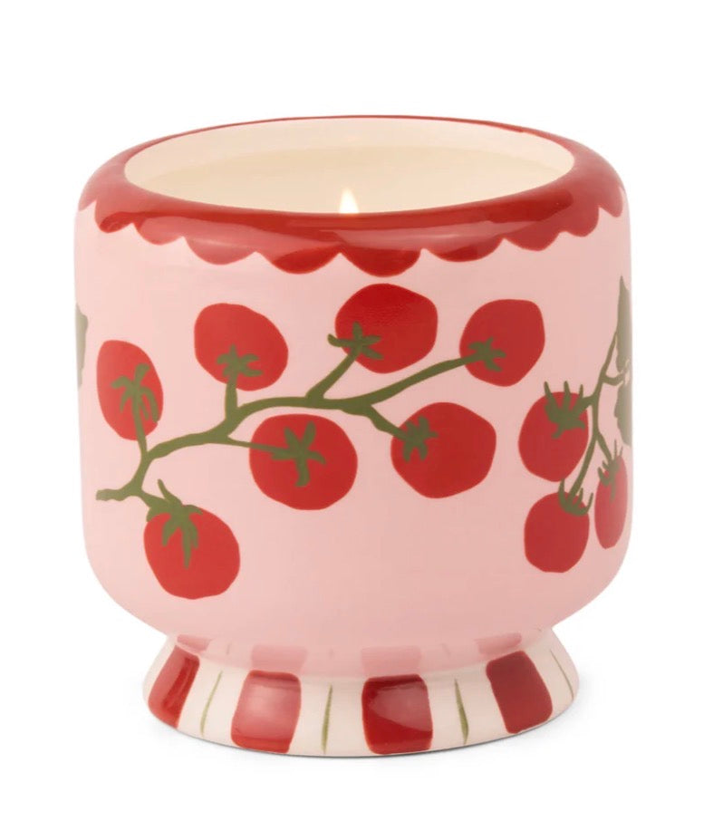 Adopo Tomato Vine Ceramic Candle