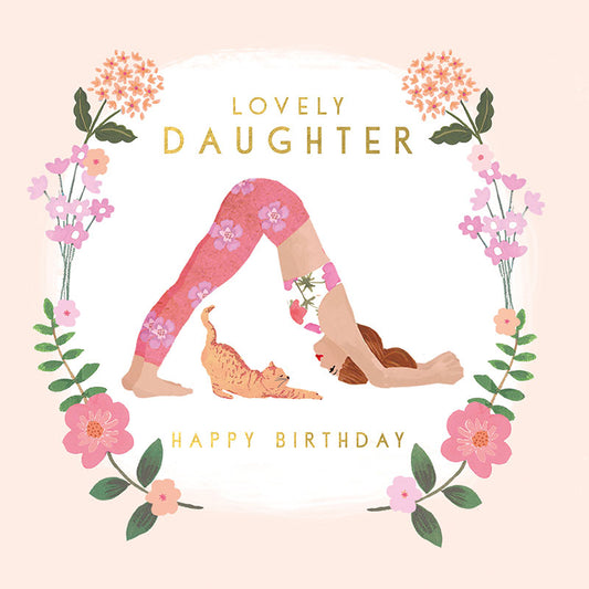 Lovely Daughter Birthday Greetings Card