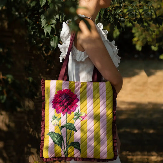 Joy Floral Tote Bag