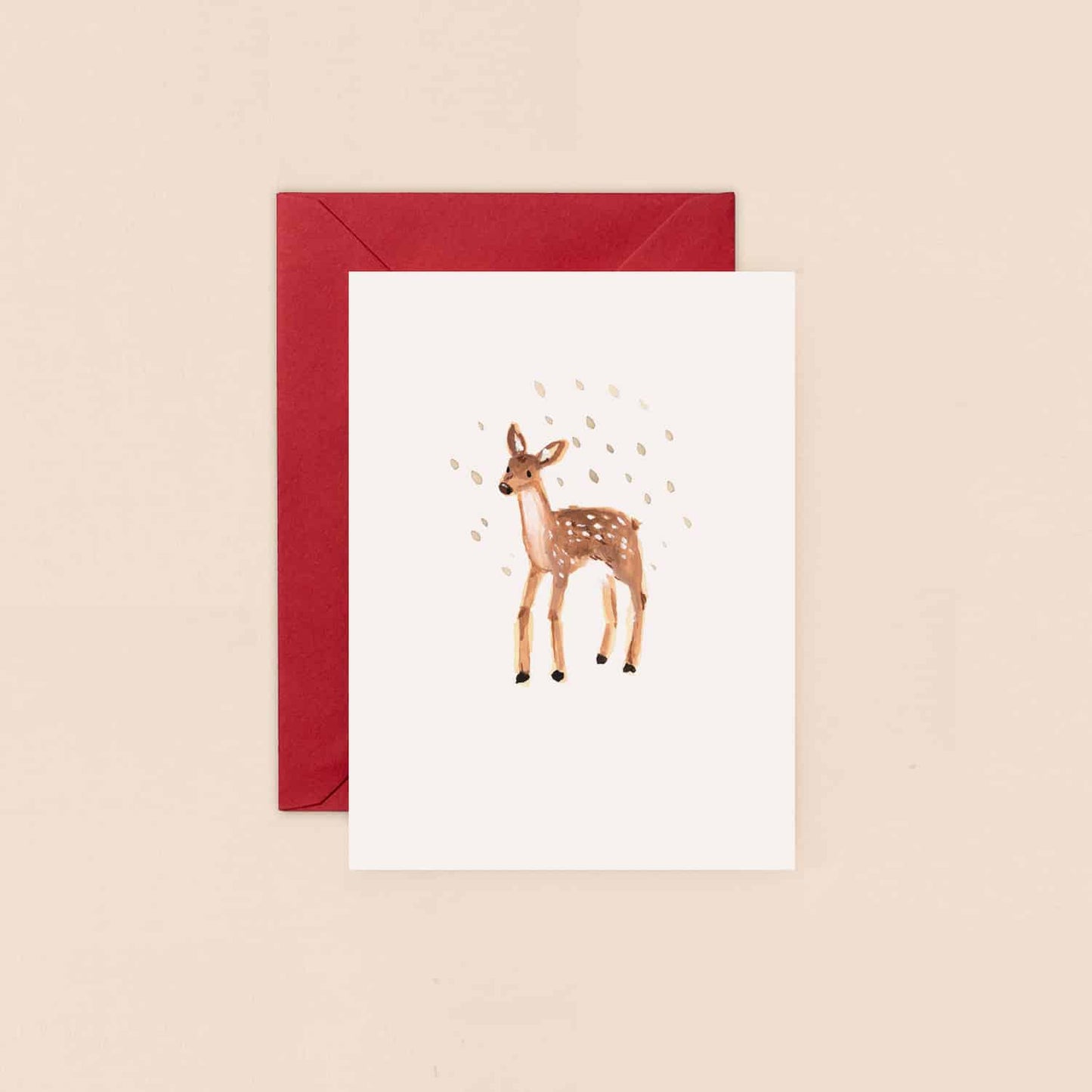 Deer Mini Christmas Card