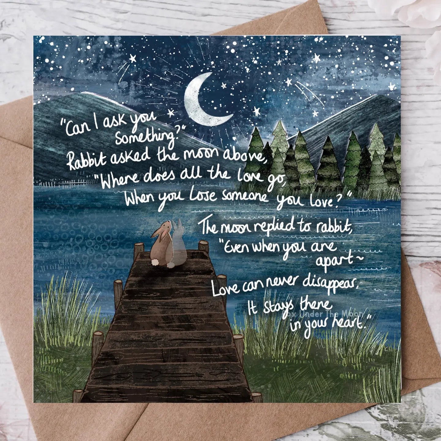 “Apart” Greetings Card