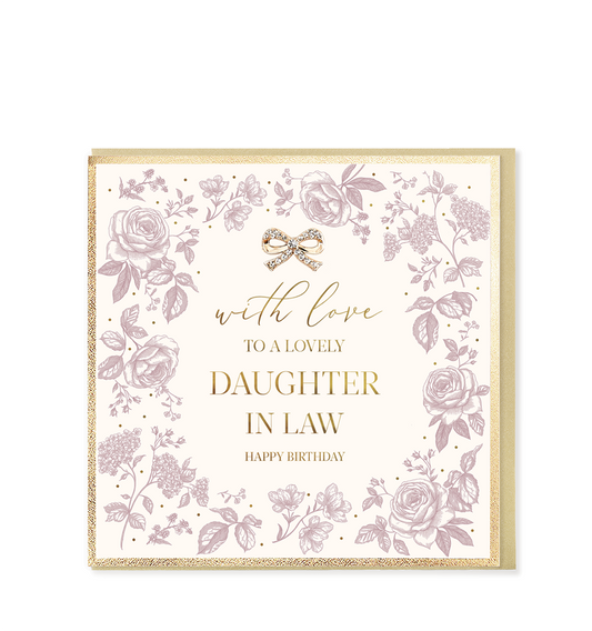 Daughter In Law Birthday Greetings Card