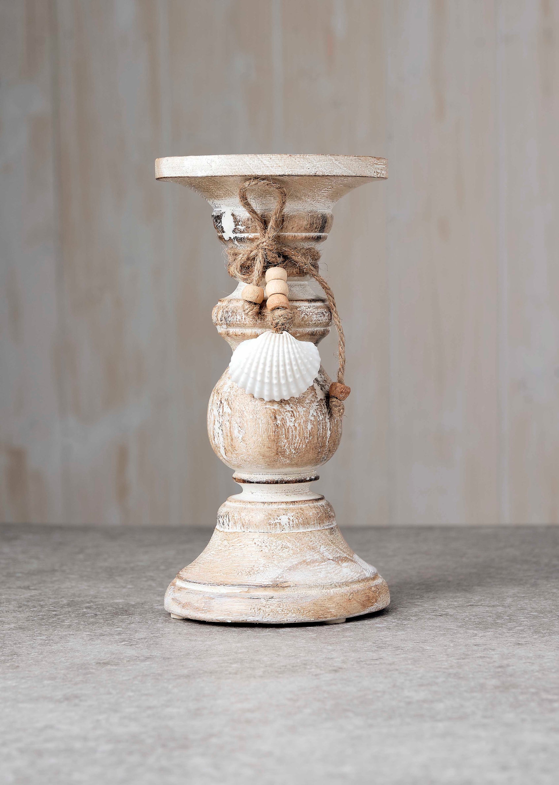 Shell Candle Container Wooden Shell Candle Holder – Bliss Gifts