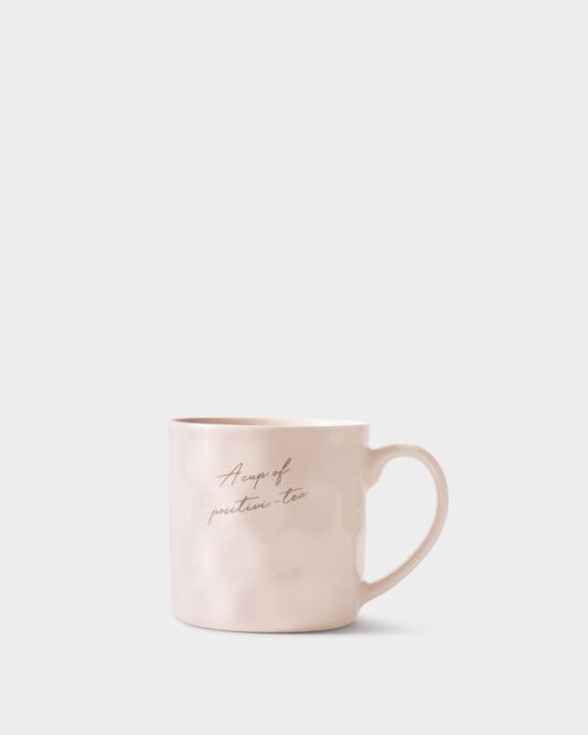 Katie Loxton Gift Bow Mug ‘A Cup Of Positivi-tea’