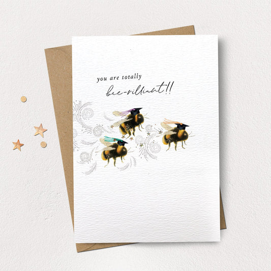 Bee-rilliant Graduation Greetings Card