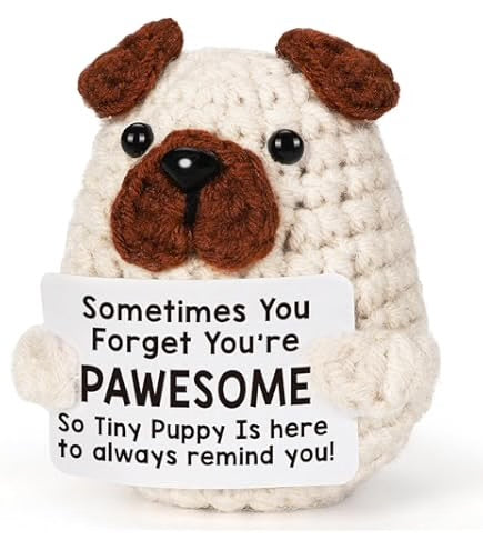 Knitted Positive Dog