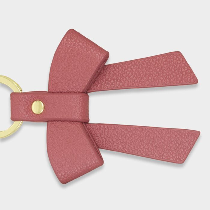 Katie Loxton Boxed Bow Keyring Pink