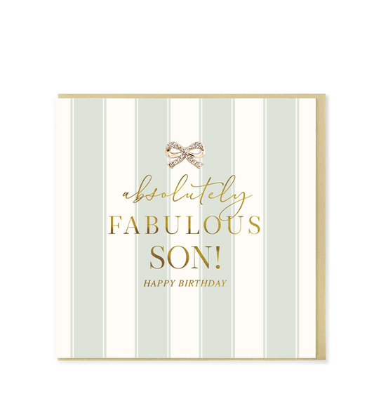 Son Birthday Greetings Card