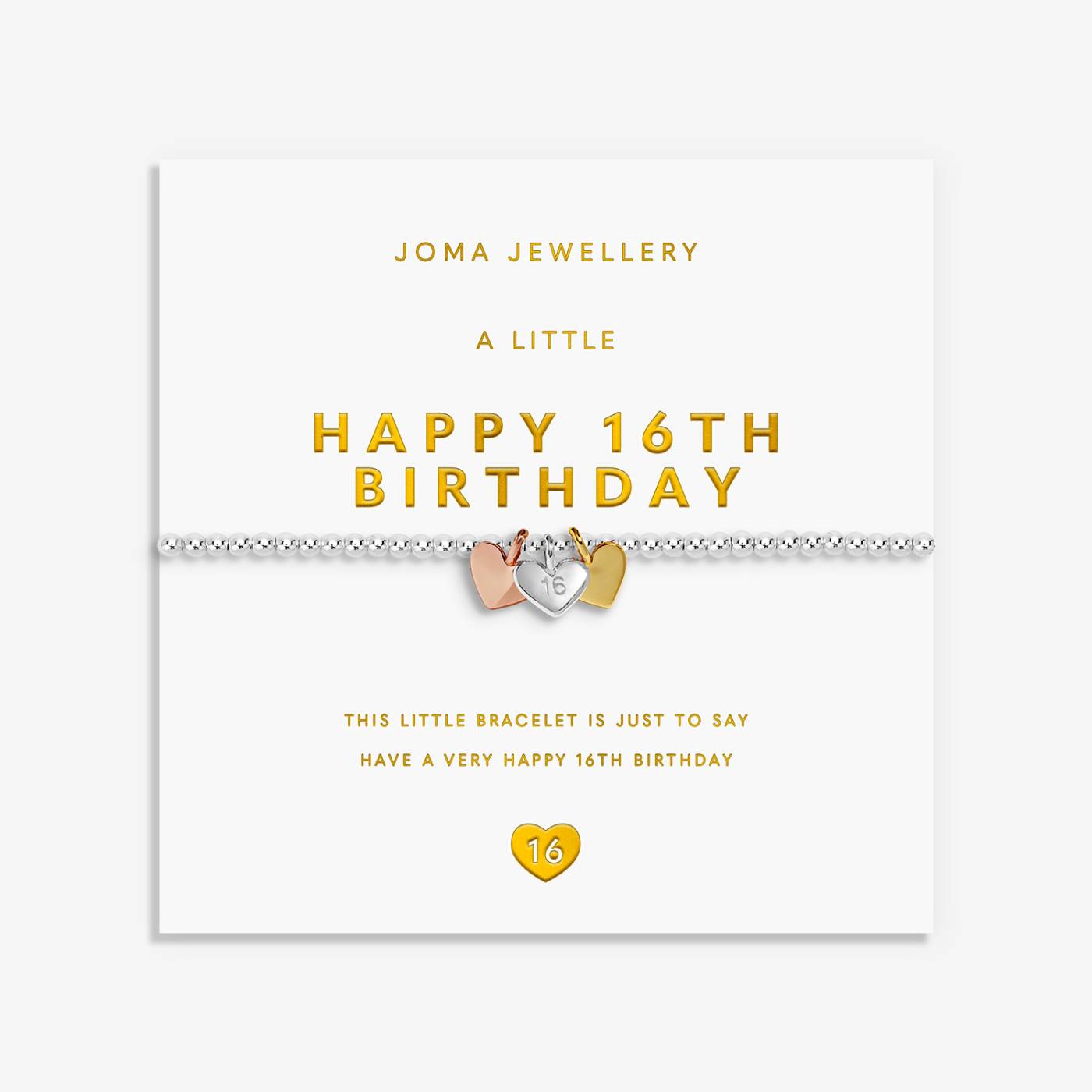 A Little ‘Happy 16th Birthday’ Bracelet