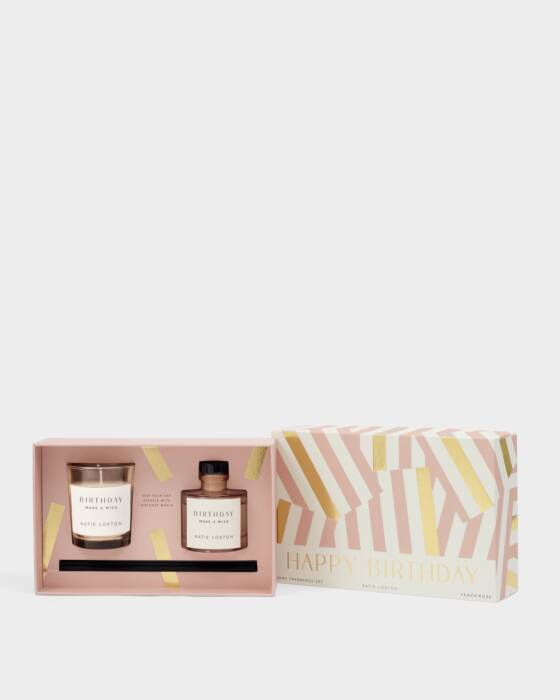 Katie Loxton Birthday Gift Set Peach Rose & Sweet Mandarin