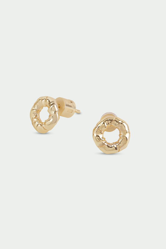 Silence Earrings Gold