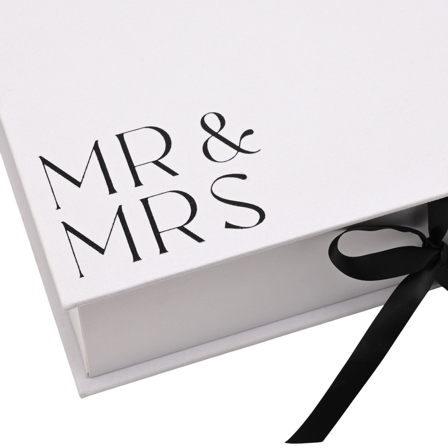 Amore Linen Keepsake Box ‘Mr & Mrs’