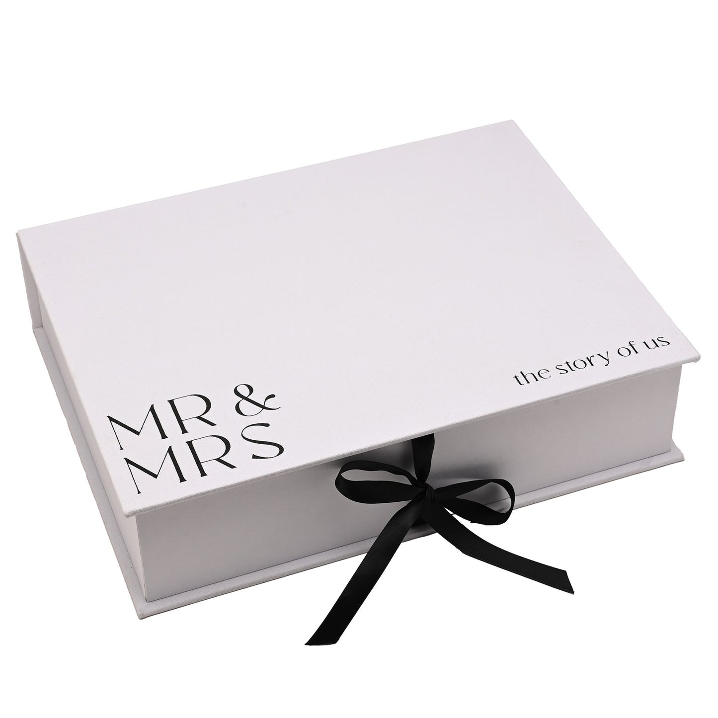 Amore Linen Keepsake Box ‘Mr & Mrs’