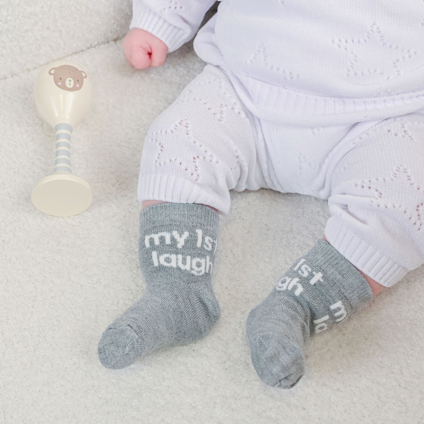 Bambino First Milestones Socks 0-6 Months