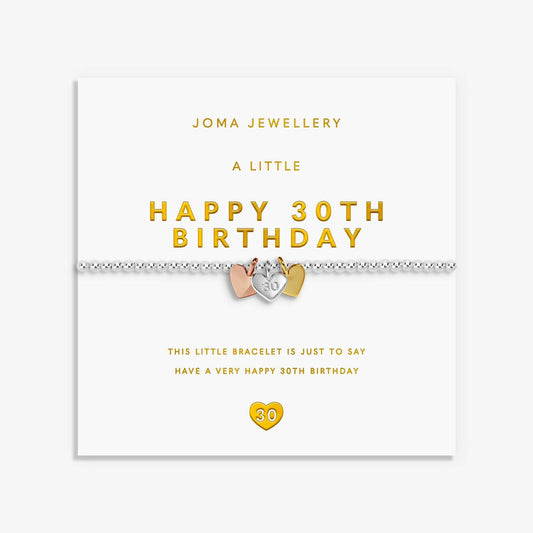 A Little ‘Happy 30th Birthday’ Bracelet