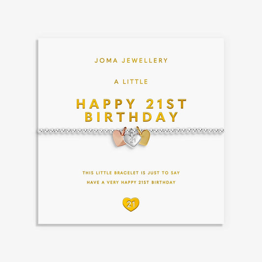 A Little ‘Happy 21st Birthday’ Bracelet