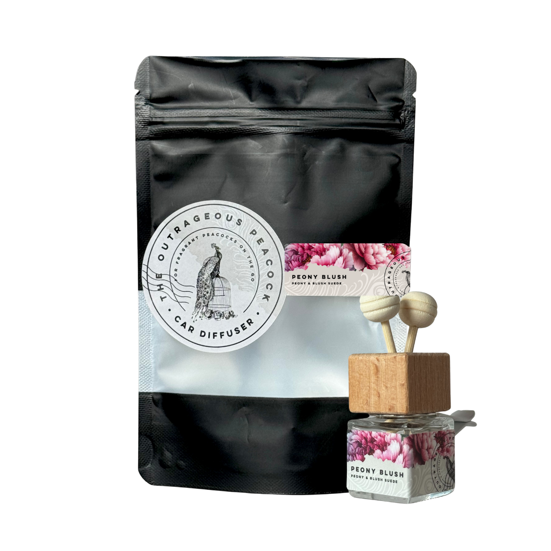Car Air Diffuser Peony Blush