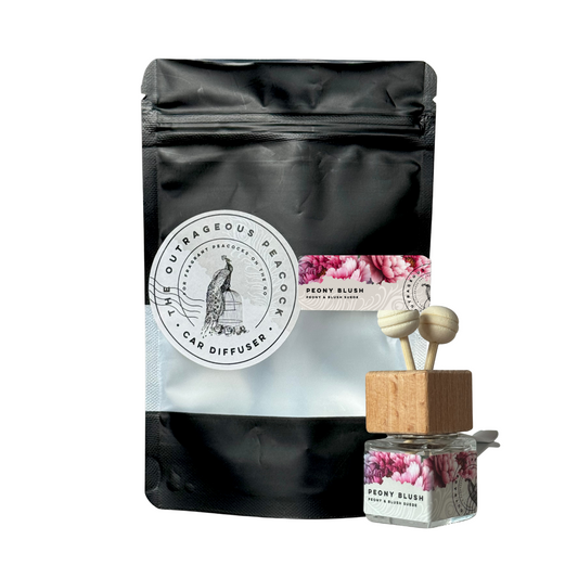 Car Air Diffuser Peony Blush
