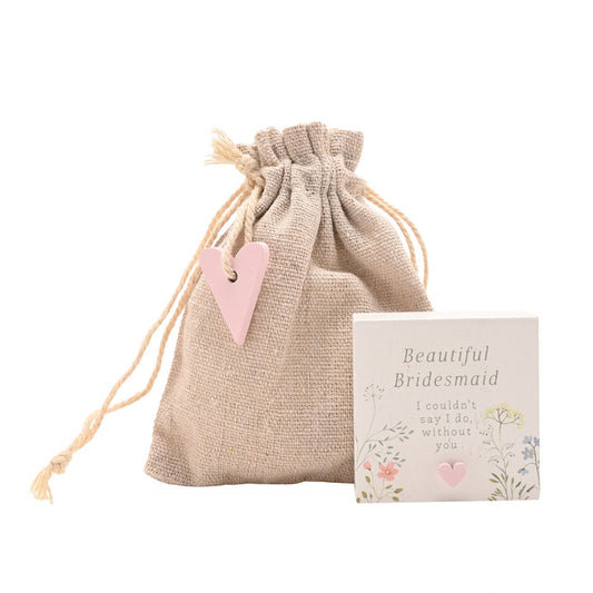 Bridesmaid Mini Plaque