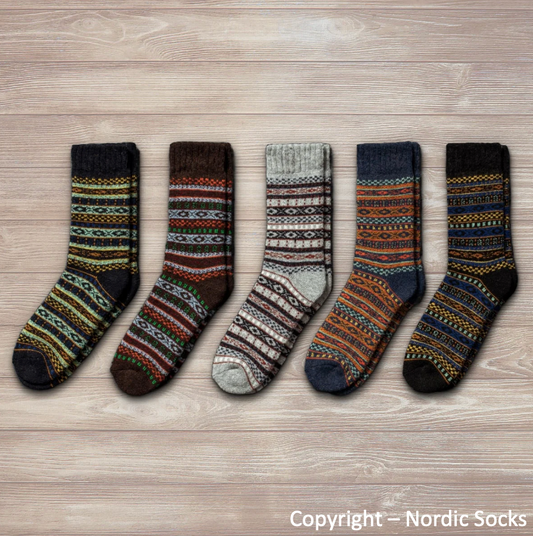 Arvid Wool Unisex Nordic Socks