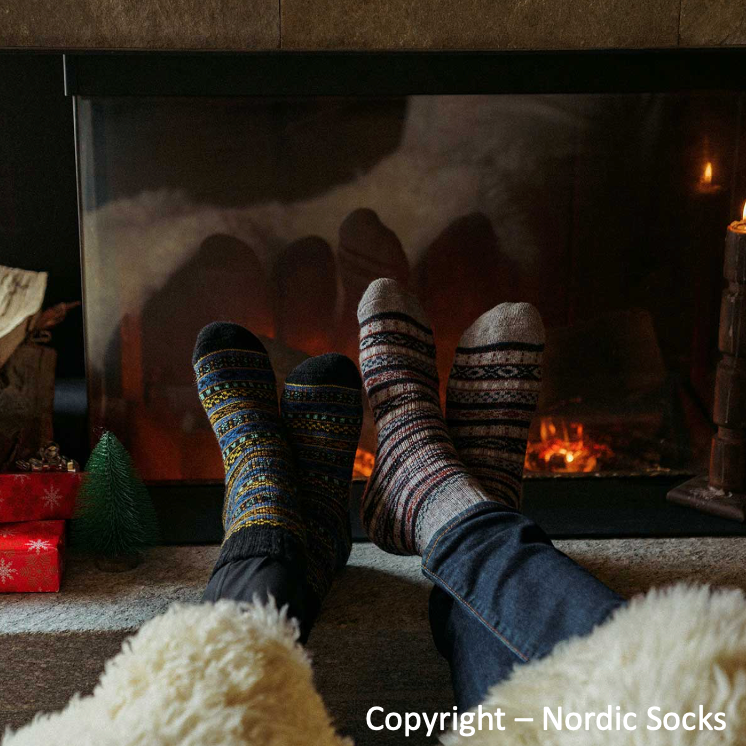 Arvid Wool Unisex Nordic Socks