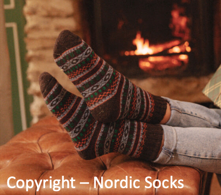 Arvid Wool Unisex Nordic Socks