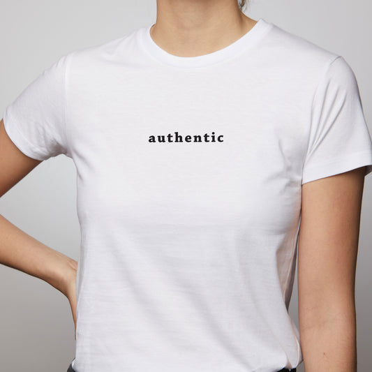 Megan Claire White T-Shirt Authentic