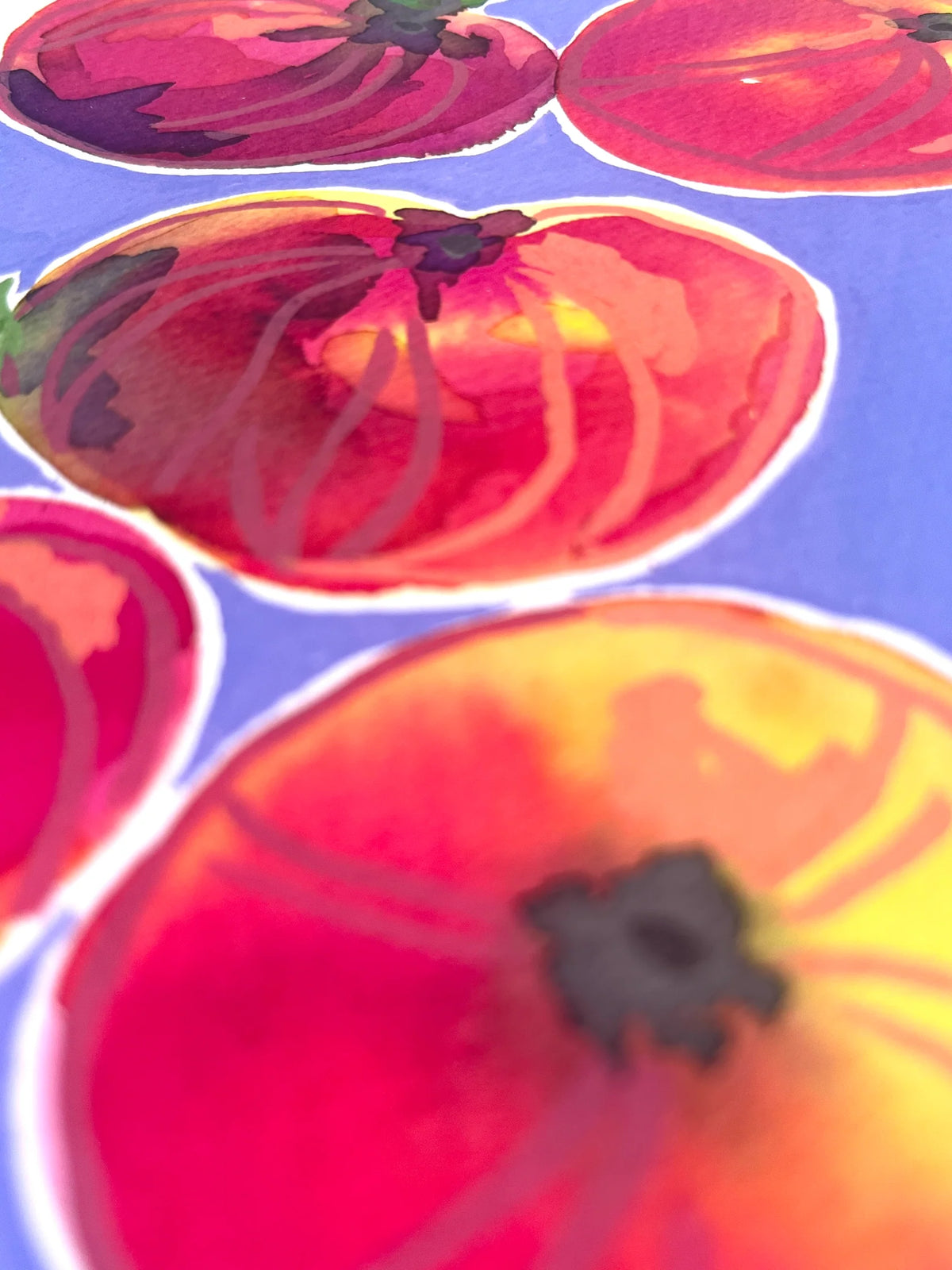 Peaches A5 Art Print