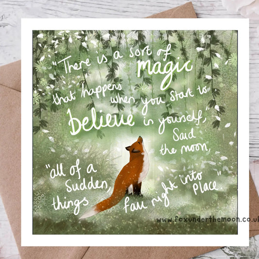 “Believe” Congratulations & Encouragement Greetings Card