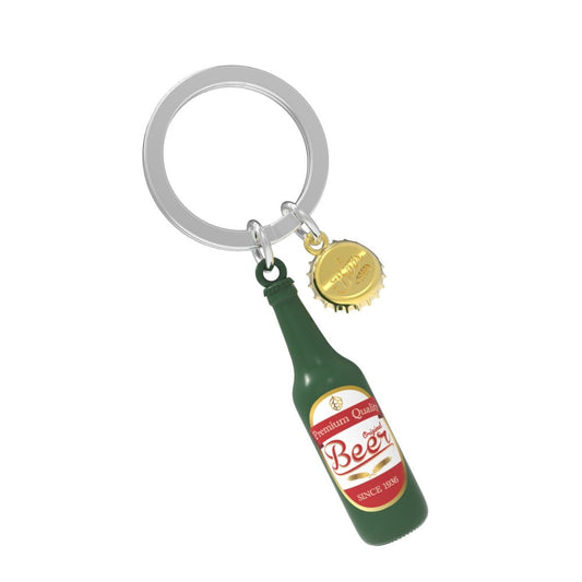 Metalmorphose Keyring Beer Bottle