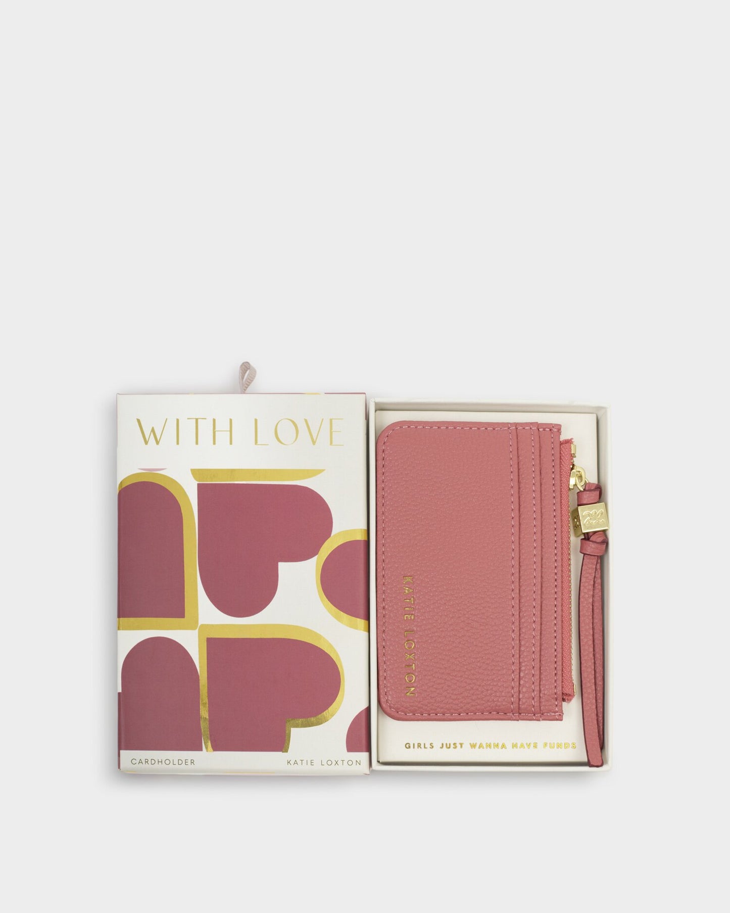 Katie Loxton Gift Boxed Coin & Card Purse Pink