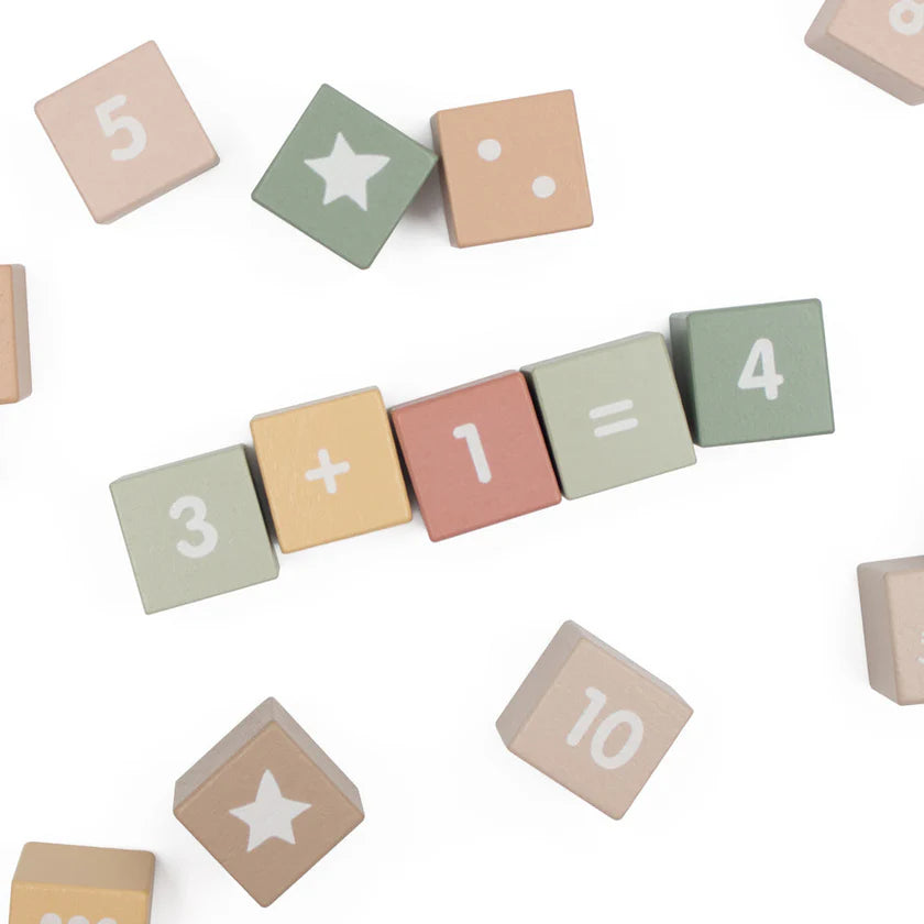 Wooden Number Block Set