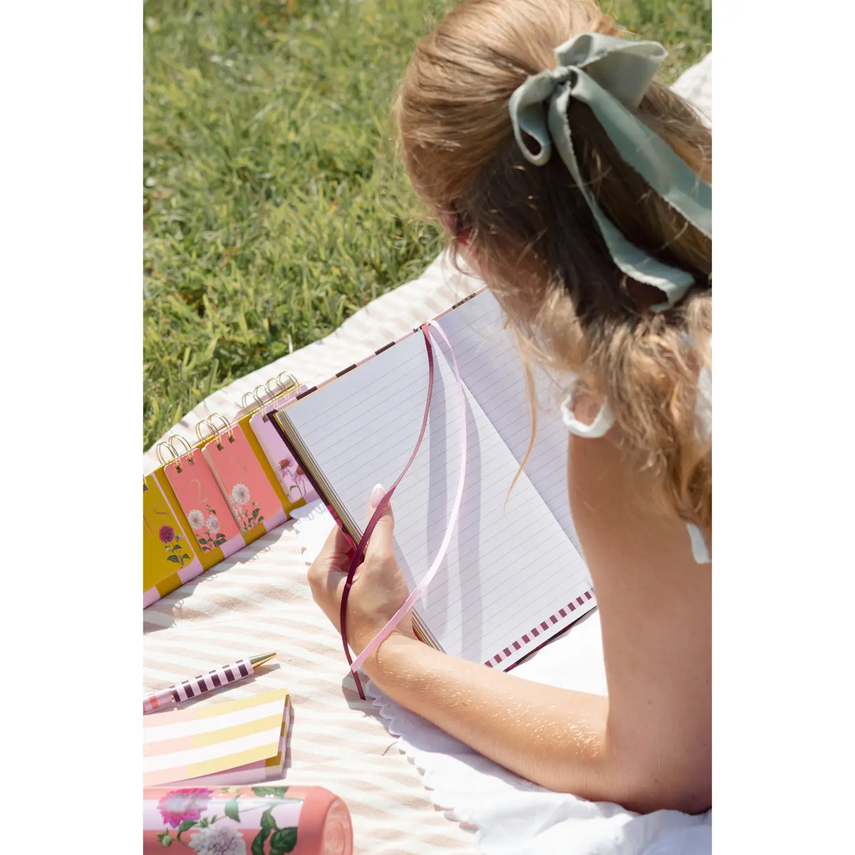 Joy Floral Stripe Notebook