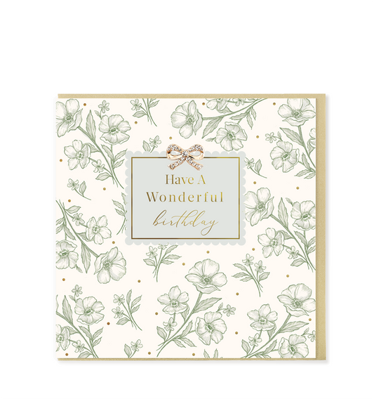 Have A Wonderful Birthday Greetings Card