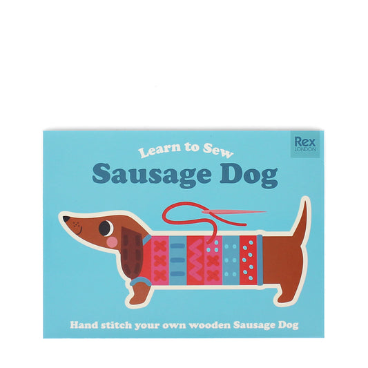 Learn to Sew - Wooden Hand-Stitch Set Sausage Dog