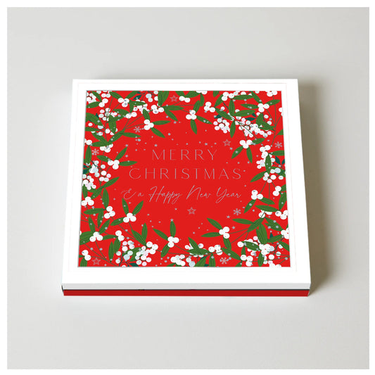 Foliage and Berries Pack of  8 Christmas Cards