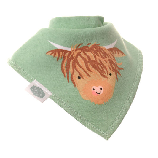 Highland Cow Bandana Bib