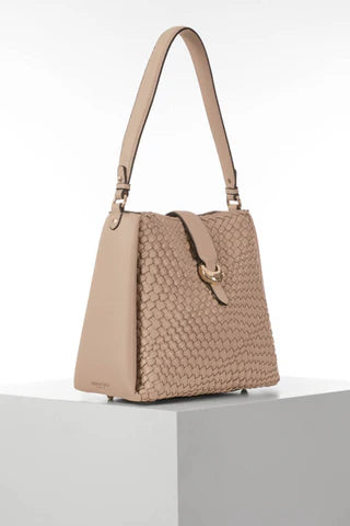 Luella Grey Flora Mushroom Weave Hobo Bag