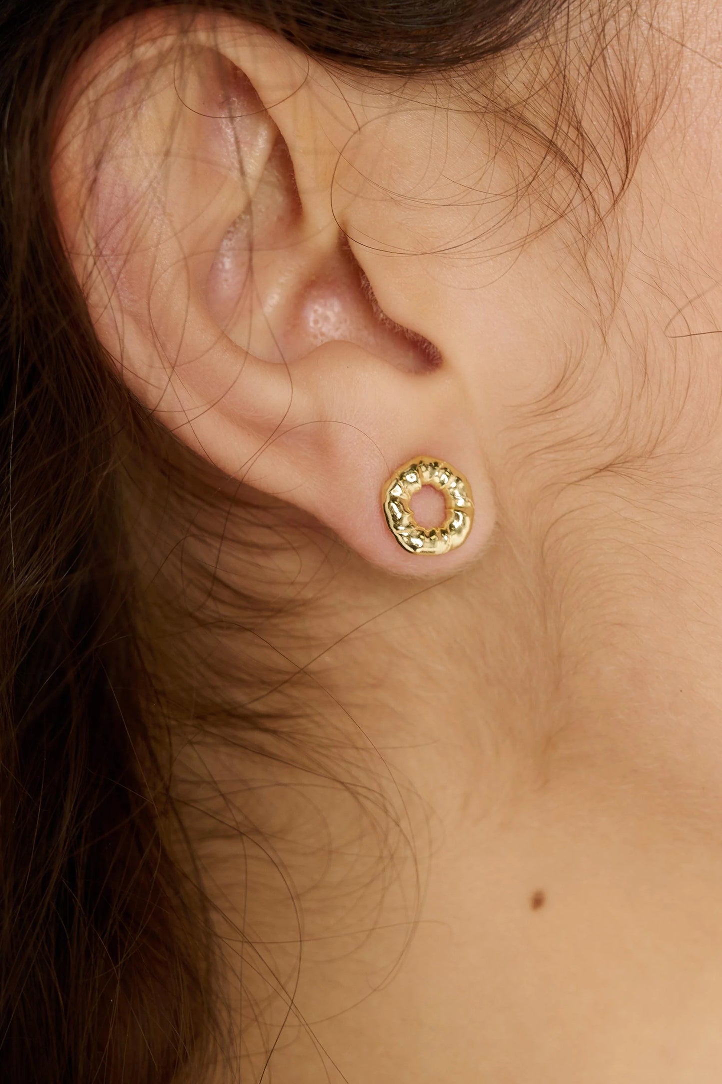 Silence Earrings Gold