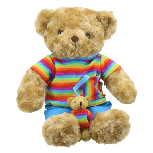 Wilberry Dressed Rainbow Bear
